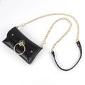 120cm Length Fashion Pu Leather + Chain Single-shoulder Female Chain Bag Strap
