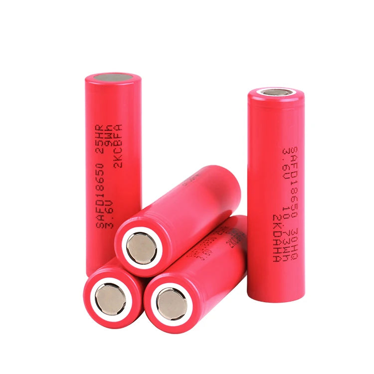 SAFD 3.6V 25HR 18650 2500mAh 25A 10c Discharge Battery for Sale