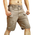 Men's Waterproof Anti Tearing Ribtop Tactical Short Pants for Summer Hiking Hunting Multi Pockets Safari Cargo Pant Trousers