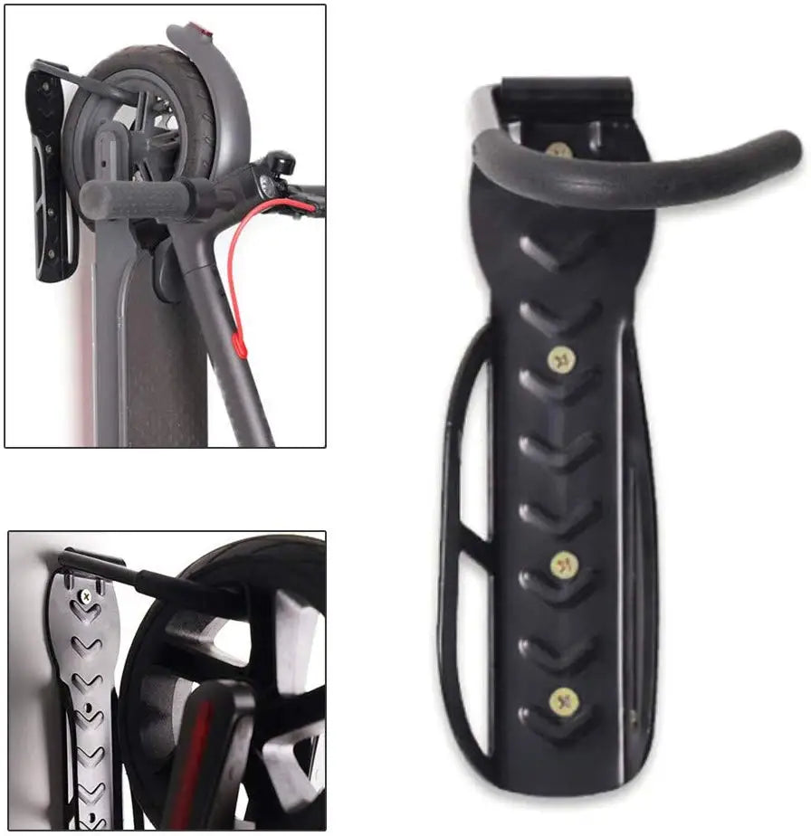 Steel Bicycle Stand Holder Wall Mount Bike Rack Scooter Accessories Hanger Hook for Mountain Bike & Scooter Storage