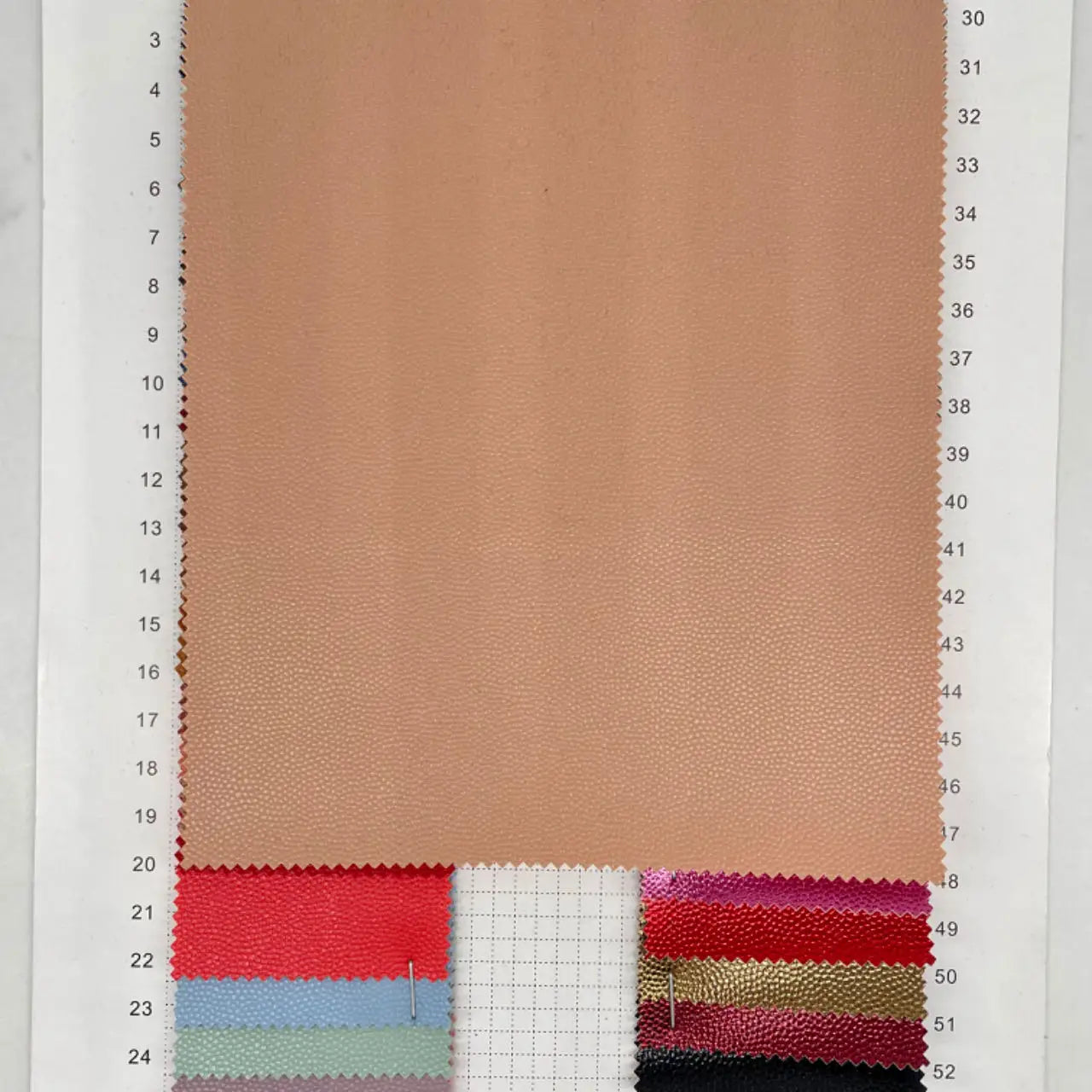Direct Factory Sales Latest 0.8MM PVC Fabric Classic Grain Soft Stock Leather Waterproof for Car Seats Chairs Bags Sofas