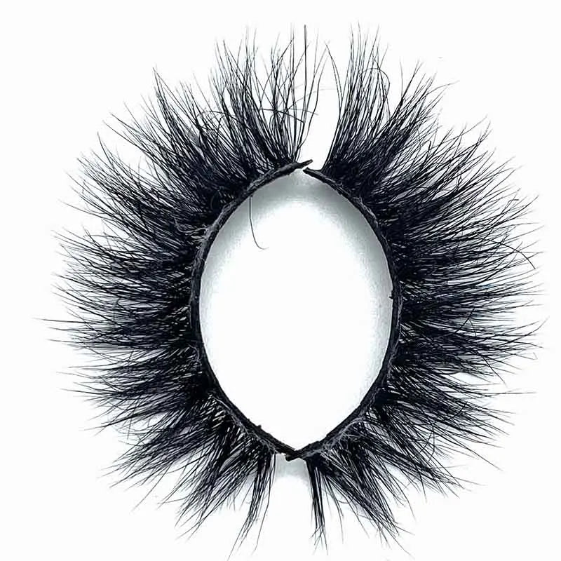 Hot Sale Full Strip Eyelashes Private Label False Eyelashes Handmade Natural 3D Faux Mink Eyelashes