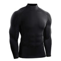 Custom Breathable Windproof Autumn Winter Thermal Dry Quick Dry Base Layer Sports Running Activewear Mens Long Sleeve