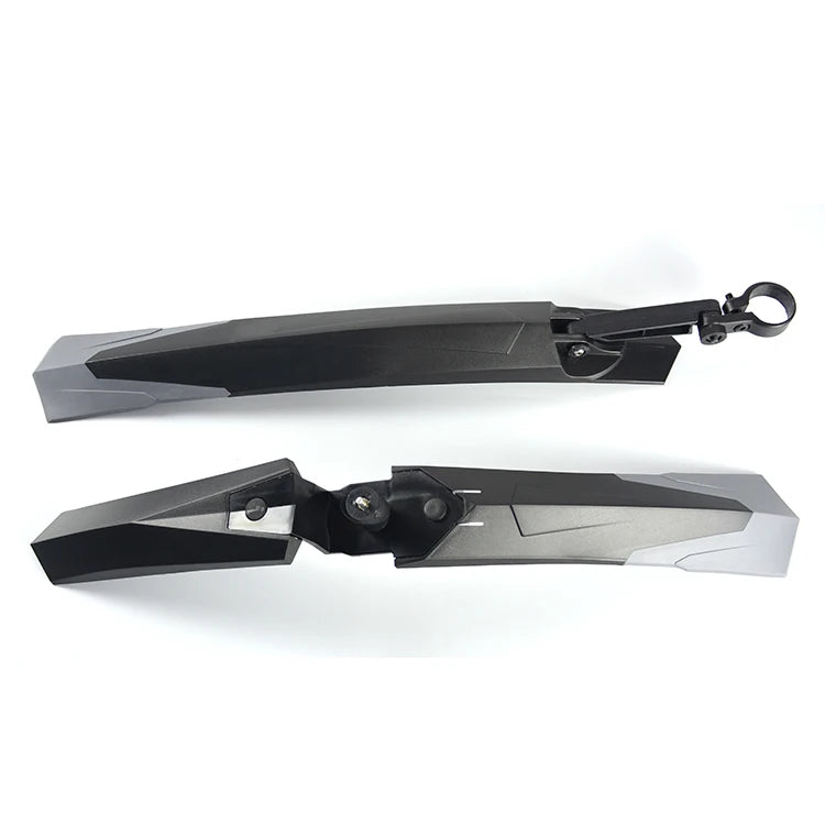 ZOYOSPORTS Black MTB Bike Flexible Bicycle Mudguard Fender Front Rear Plastic Adjustment Guaranteed Quality Bicycle Accessories