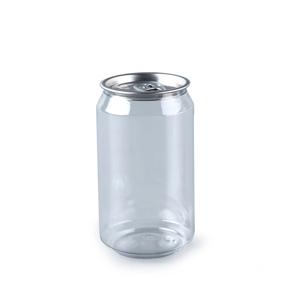 Bestselling 250ml Food Grade PET Transparent Plastic Juice Bottle BPA Free Pull-Ring Cap Milk Tea Cold Drink Soda Energy Drinks