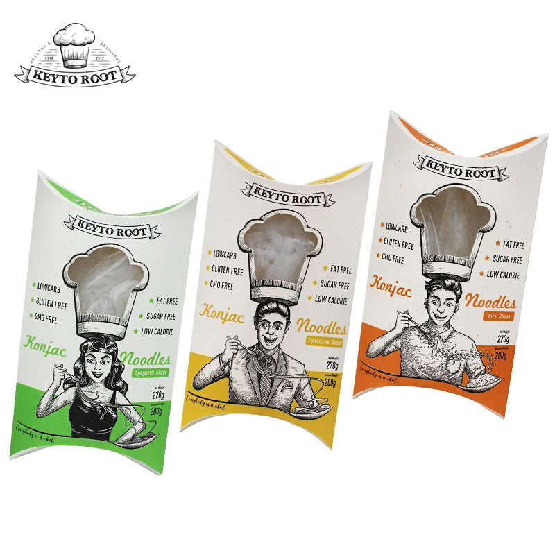 Factory Price Low Calorie Gluten-Free Yum Yum Instant Shirataki Noodles Bulk Bag Keto Konjac