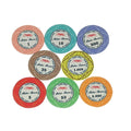New Design Candy Color 39mm Rounders Poker Chips Ceramic 10g with Different Value From Professional Factory for Casino Cash Game