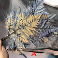 Every Love 3 Type Colorful Dried Fern Leaves Leaf bunch Bouquet Dry Flower Arrangement for Wedding Home Decor