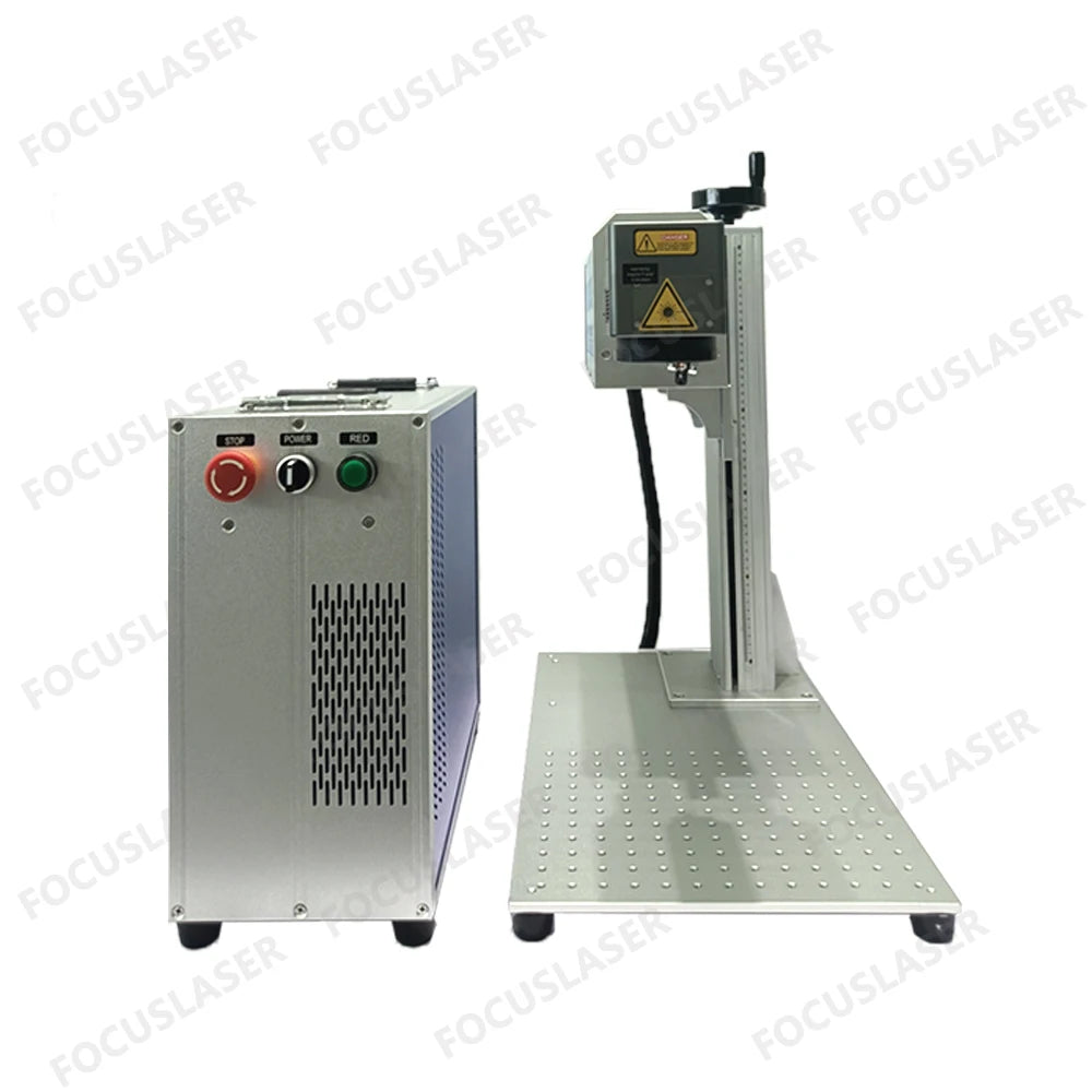 New CO2 Laser Marking Engraving Machine DXF/PLT/BMP/AI/DWG for Engraving Bottle Pen Labels QR Codes Paper Boxes Wood Cards