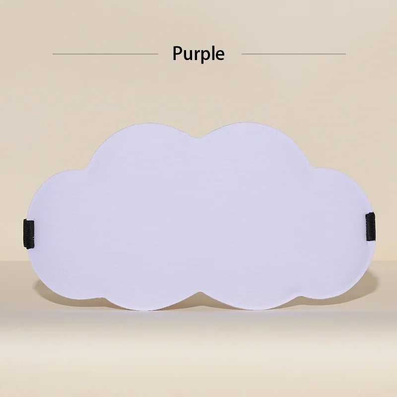 New 3d Sleep Blindfold Super Comfortable Mask Eyeshade Reusable Silk Eye Cover for Sleeping Satin Cloud Shape Blackout Eye Mask