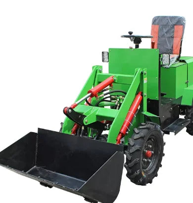 Multifunctional Mini Electric Loader Wheel Loader With Hydraulic Lift Rod Front Shovel Loader With CE