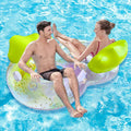 Custom Swimming Rings Inflatable Pool Floats Raft Lounge Pool Tubes Swimming Rings With Handles and Cup Holder for Adult