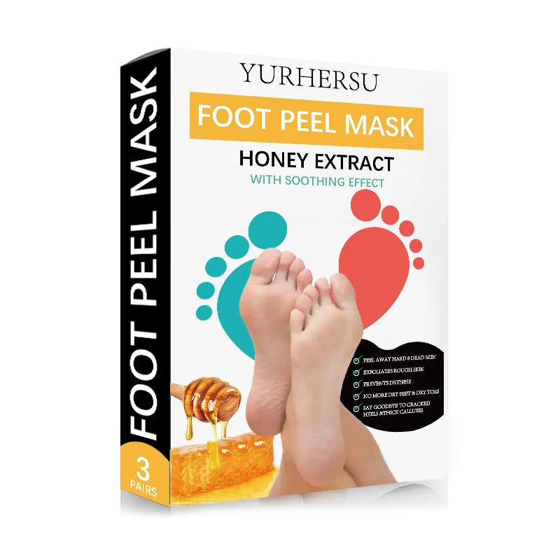 Hot Selling OEM Foot Peel Mask Exfoliating Treatment Feet Peeling Away Calluse and Dead Skin Cells Exfoliating Foot Mask