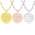 Custom Japanese Science Quantum Bio Energy Gold-Plated 316 Stainless Steel Classic Energy Stones Fine Pendants Charms Hot Gift