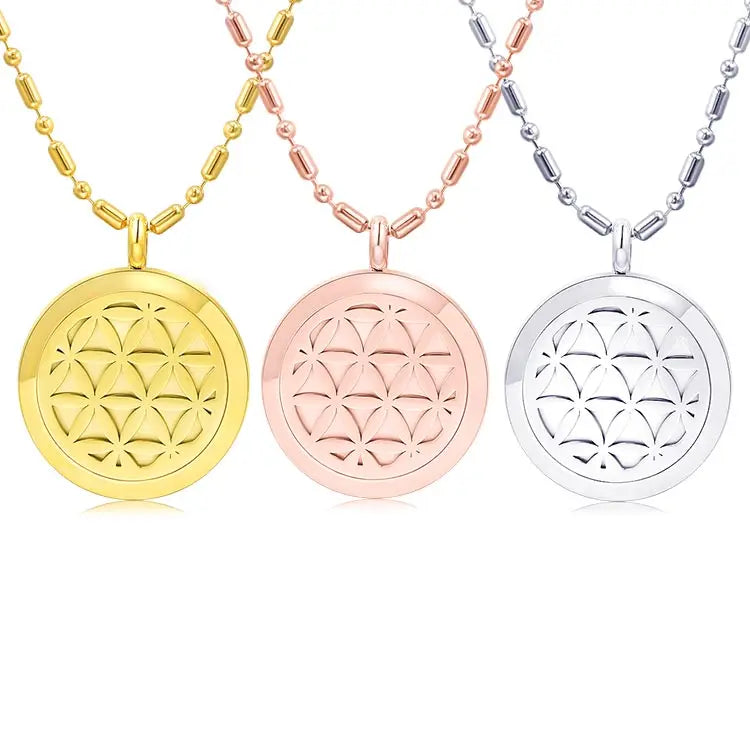 Custom Japanese Science Quantum Bio Energy Gold-Plated 316 Stainless Steel Classic Energy Stones Fine Pendants Charms Hot Gift