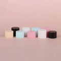 Small PP Cream Jar 5g 10g 20g 30g 50g Empty Plastic in Black White Blue Pink Yellow for Face and Eye Creams