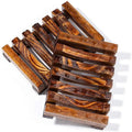 Soap Dish Holders Premium Anti-Slide Bathroom Wooden Soap Case Holder Hand Made Natural Wooden Soap Dishes for Bathroom
