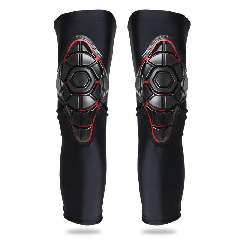 Motorcycle Riding Knee Pads Elbow Protector Elastic Knee Slider Motobike Protection Suit Sunproof Breathable Motocross Equipment
