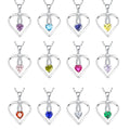 Wholesale Bulk 925 Sterling Silver Heart-Shaped Pendant Necklace Jewelry for Women Accessories