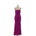 TEENYEE Fashion Design Spaghetti Straps Chiffon Bridesmaid Dresses Plus Size Wedding Guest Dress