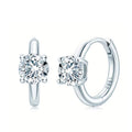 1ct Moissanite Diamond Earrings for Wedding Gift Anniversary Women Elegant 925 Silver Engagement Earrings