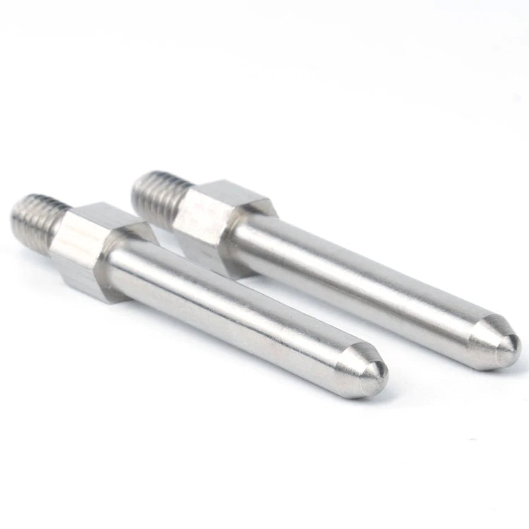 SUS 304 306 Non Standard CNC Machine Mould Locating Metal Male Thread Screw Guide Dowel Pin