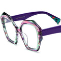 2026 Multicolor Glasses Frame Women High Quality Fashion Big Cat Eye Eyeglasses Retro Optical Spectacles