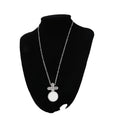 20% OFF DIY Custom Photo Necklace Souvenir Gift Heat Transfer Diamond Necklace