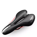 New Image Road Bike Saddle Silicone Skidproof Bicycle Seats Hollow Soft PU Leather with Hollow Design for Bike
