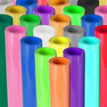 Custom PVC Heat Transfer Vinyl Film 61cm Roll for Clothing T-Shirts-120-150um Thickness 150-160C
