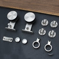 Heavy Duty 150kg Sliding Barn Door Pulley Nylon Silent Hanging Roller Wheels Stainless Steel 304 Sliding System Kits