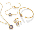 Professional Design Jewelry Sets Gold Stainless Steel Plated Christmas for Women 18K Romantic Geometric Custom Size Acceptable