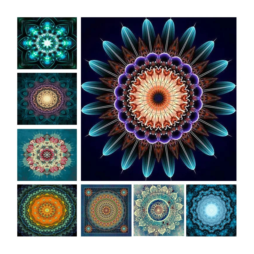 5D Diamond Landscape Full Drill Painting Embroidery Diamond Kits Beads Canvas Crafts Home Bedroom Art Decoration Painting Wall