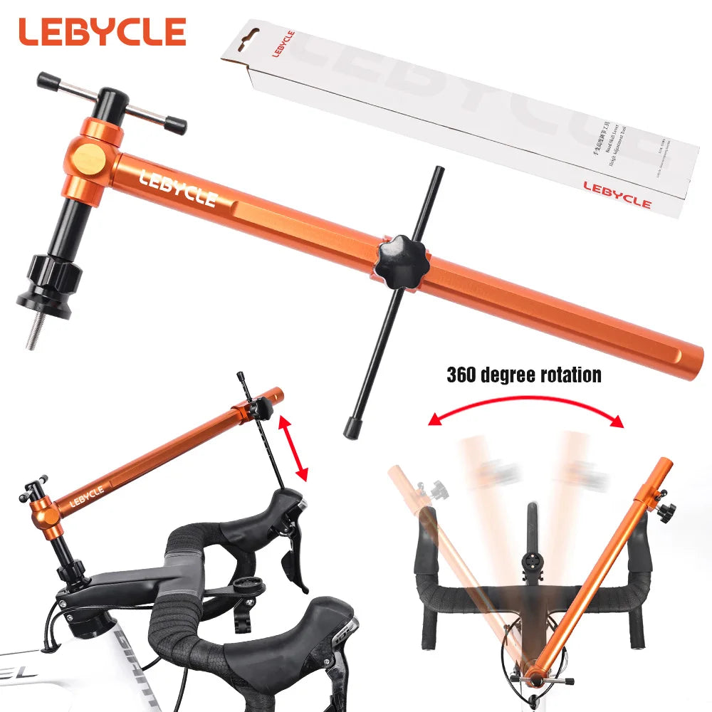 LeBycle Road Bike Shifter Positioning Adjustment Tool Head Mount Symmetrical Left Right Angle Adjuster Handlebar Leveling Tools