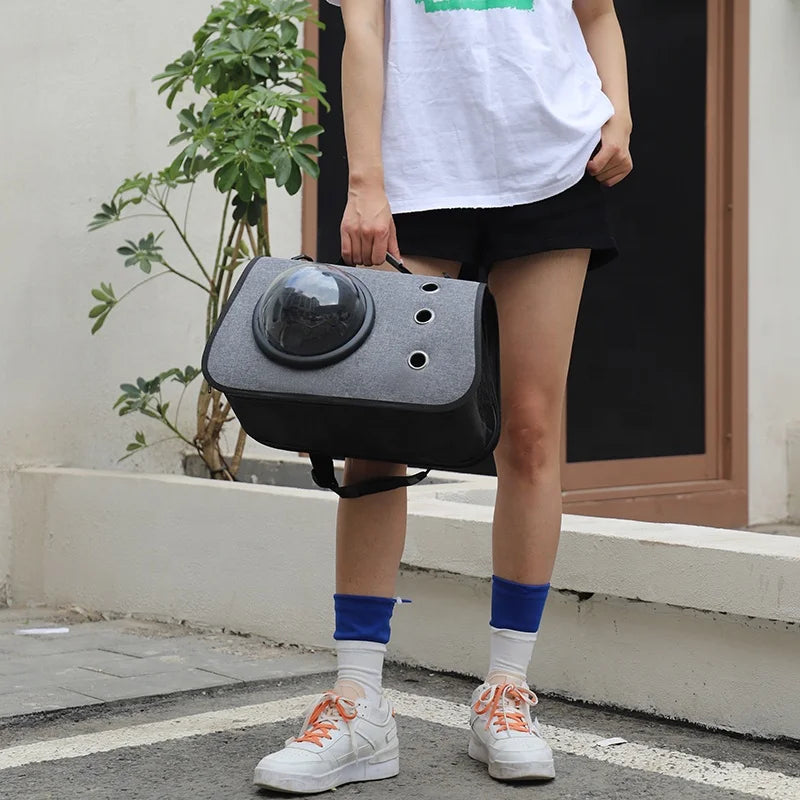 Hot Sale Airline Approved Soft Sided Bag for Cats and Dogs Portable Cozy Travel Pet Carrier Bag