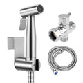 Stainless Steel Bathroom Handheld Bidet Sprayer Complete Hand Sprayer Set with Adapter
