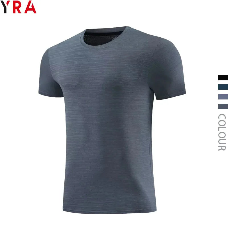 2024 Summer Custom Breathable Quick Dry Men's Sportswear T-Shirts for Running Fitness-Wholesale Bulk Orders