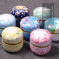 Custom 85*H87mm Wholesale Christmas Candle Wax Jar with Lid Small Empty Household sealed Jar Candle Metal Jar Gift Tea Tin Box