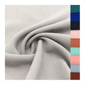 Low MOQ Solid Color in Stock Heavyweight 200gsm 100% Polyester Twill Moss Crepe Fabric for Dress