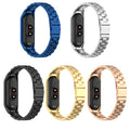 IVANHOE Strap for Mi Band 6 5 NFC Global Version Bracelet for Xiaomi Mi Band 5 Metal Wrist Strap for Mi Band 6 Stainless Steel