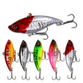 11g  6.5cm Fishing Spoons Lures Hard Plastic VIB Blade Baits Crank Baits Sinking Lures for Bass Trout Crappie Walleye