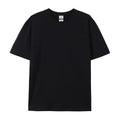Men's Casual Short-Sleeved T-Shirt Round Neck Knitted Fabric Breathable Blank Design Plain Style