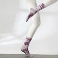 Wholesale Winter Fashion Tie Dye Pilates Reformer Socks Dance Non-slip Grips Yoga Socks for Women