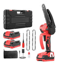 Mini Chainsaw 6-Inch with Batteries Chain Speed 21V Handheld Power Chain Saw for Tree Trimming Wood Cutting Pruning Branches