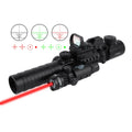 FOCUHUNTER Factory 4-in-1 Scope 3-9x32EG Combo Functional Rangefinder Tactical Red Green Dot Reticles Sight Red Laser Sight