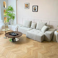Modern L-Shaped Reclining Sofa with Memory Foam Factory Direct Vacuum-Packed and Compressed Upholstered for Living Room Use