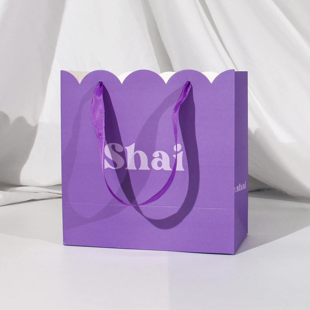 Luxury Fashion Custom Design Printing Wholesale Eco Friendly Recyclable Shopping Packaging White Cardboard Paper Bags Clothing