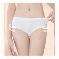 100 Cotton Lady Women Disposable Brief Sets Breathable Knitted Spa Panties Travel Underwear Bikini Type