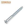 SC4790 Hex Socket Flat Head Confirmat 7*74mm Furniture Fittings Stainless Steel Screw Fasteners