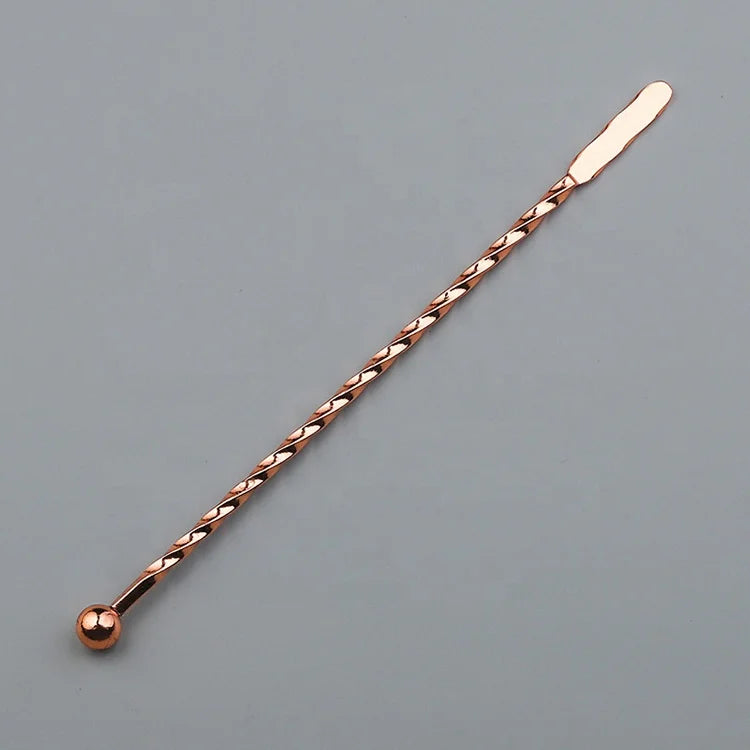 Stainless Steel Drink Cocktail Stirrers Swizzle Wedding bar Spiral Stick Swizzle Sticks Custom